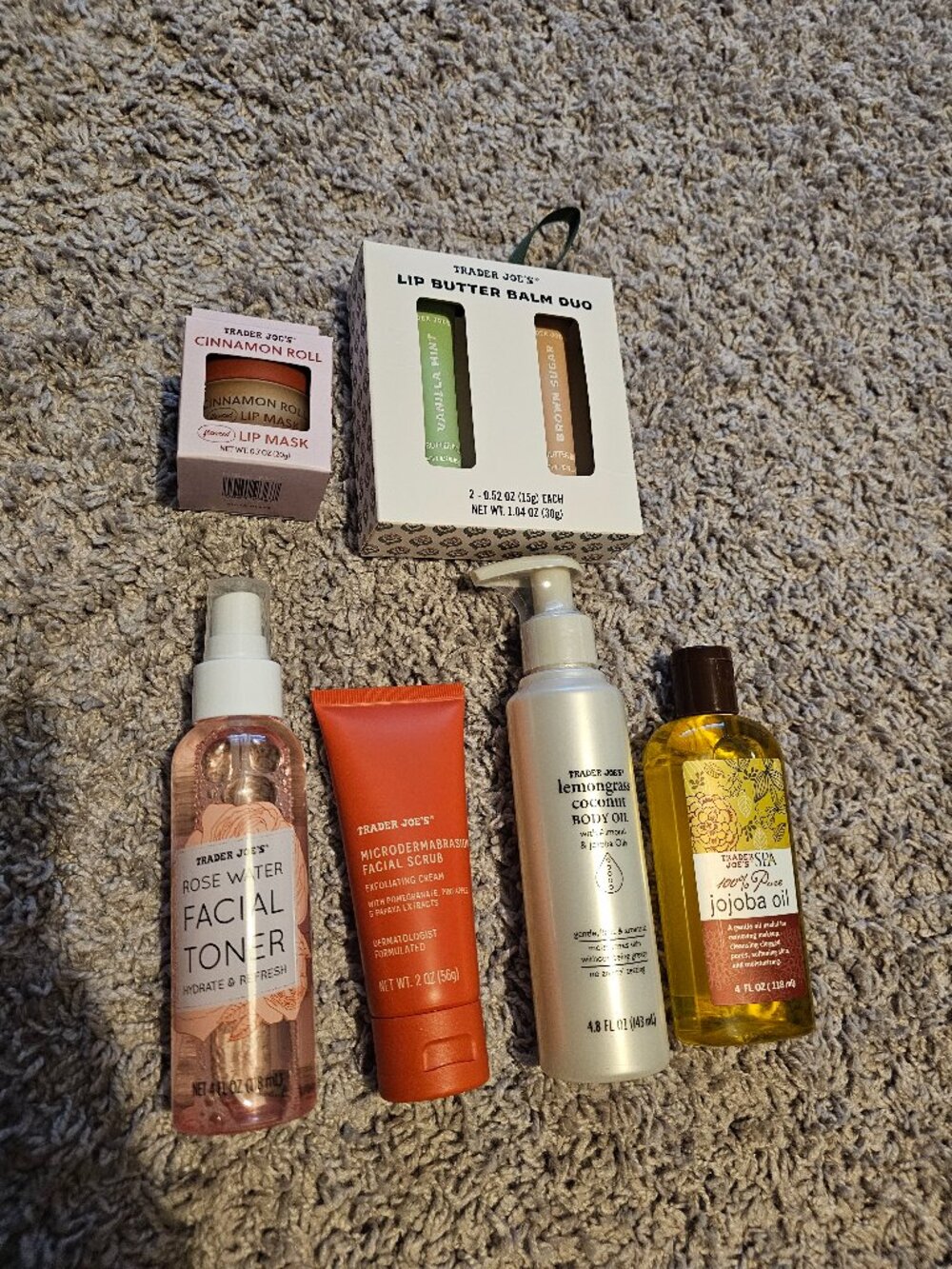 Lot of Trader Joe's Skincare